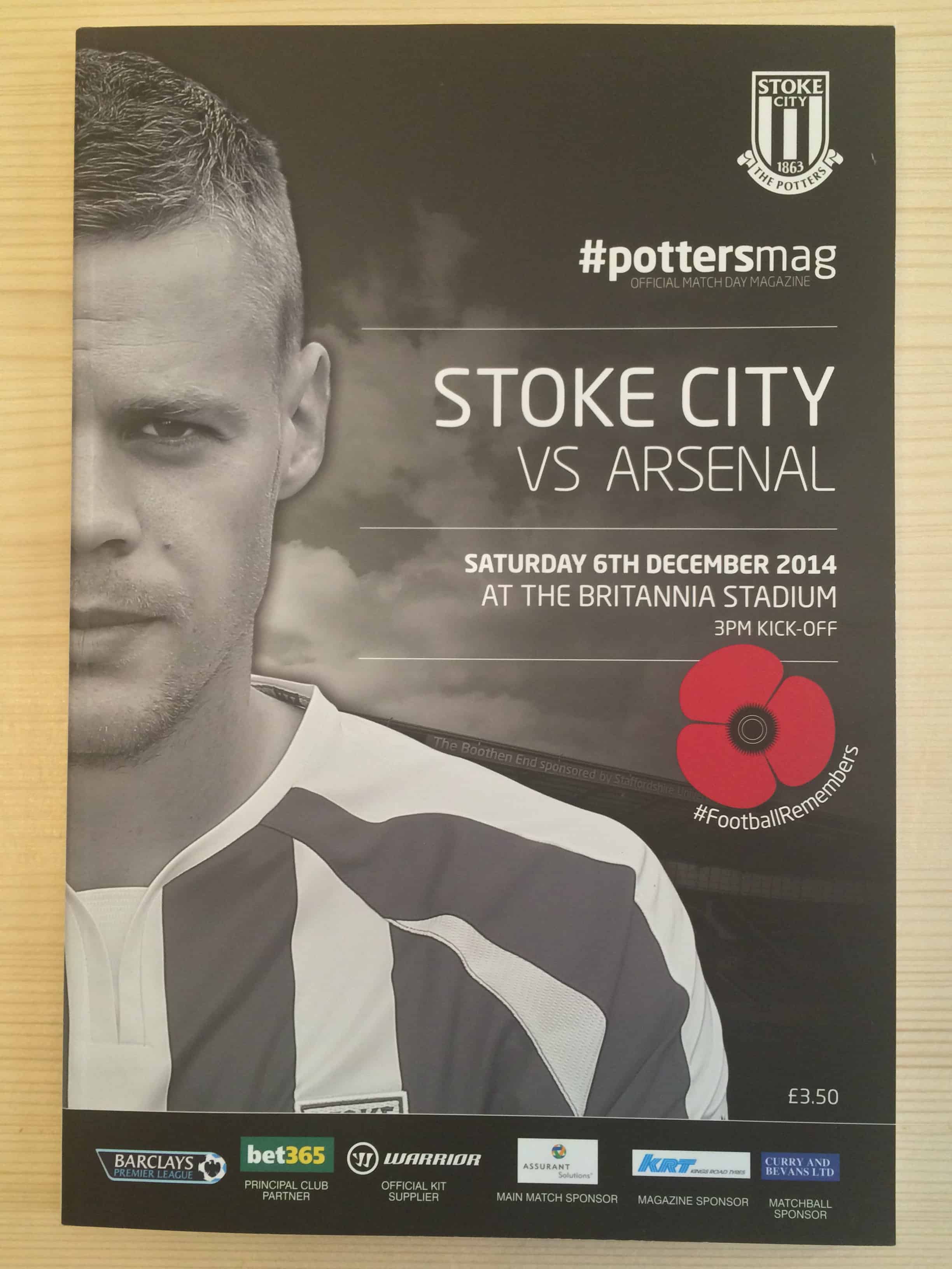 Stoke City FC v Arsenal FC